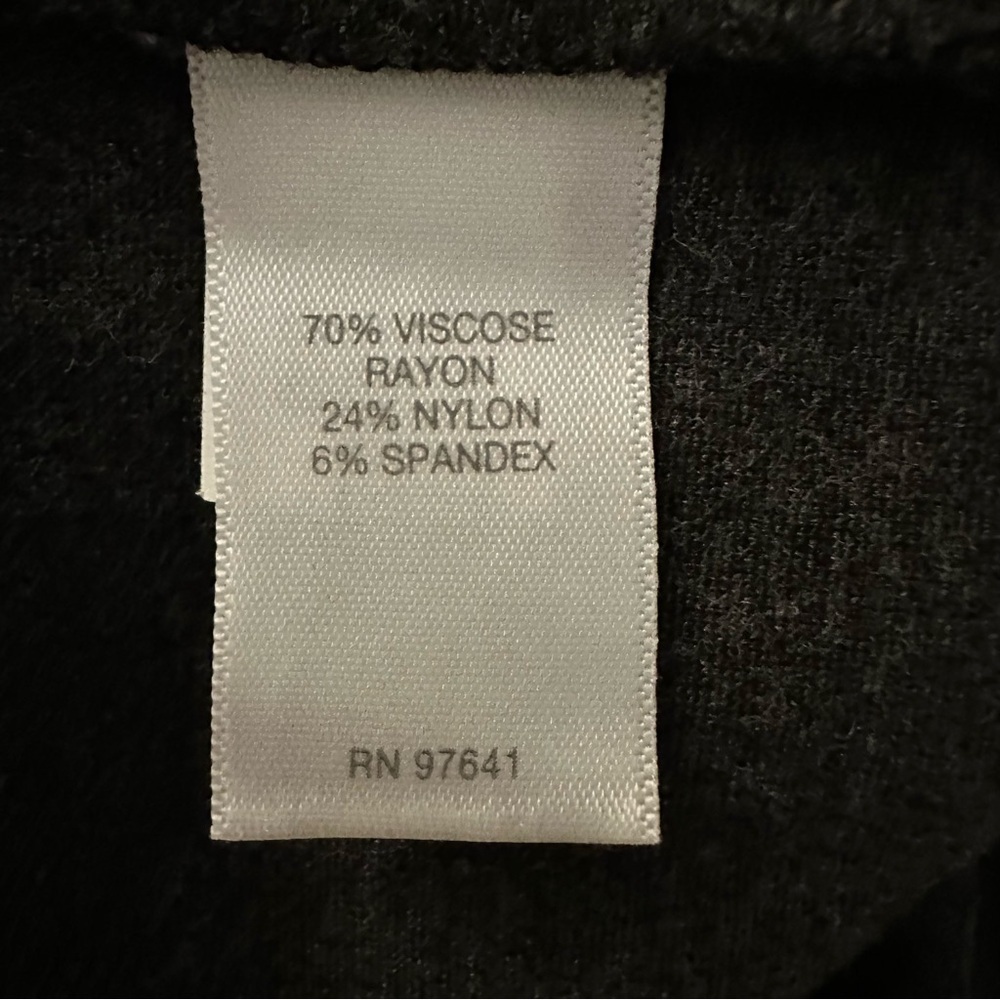 J. Jill Ponte Leggings L Petite Charcoal Gray - Picture 8 of 9